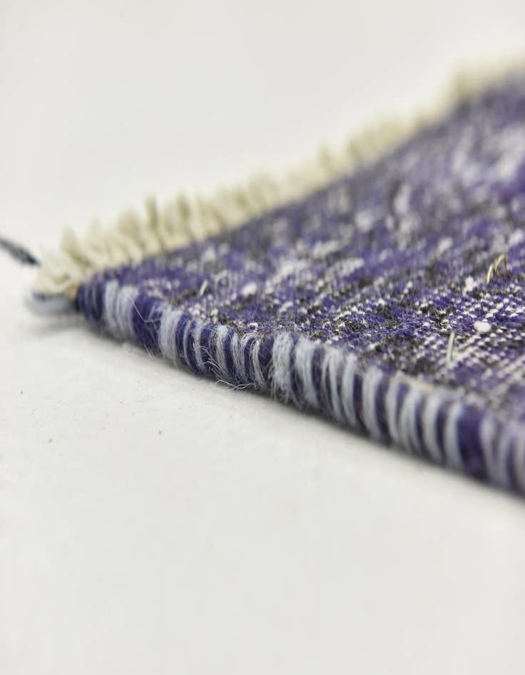 Detail image of 3' 2 x 6'  Hand Knotted Ultra Vintage Persian Wool Runner Rug