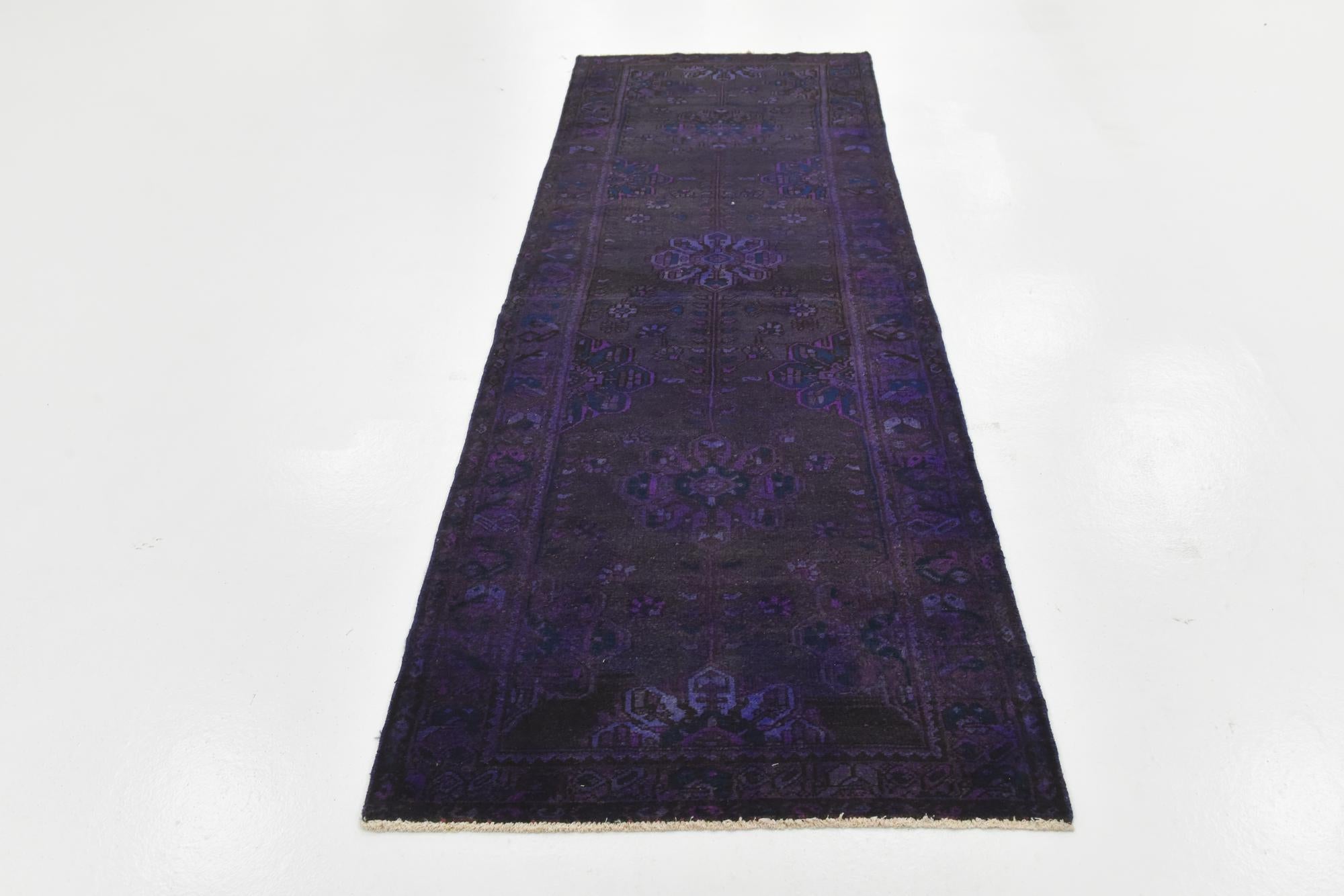 3' 3 x 10' 1 Hand Knotted Ultra Vintage Persian Wool Runner Rug