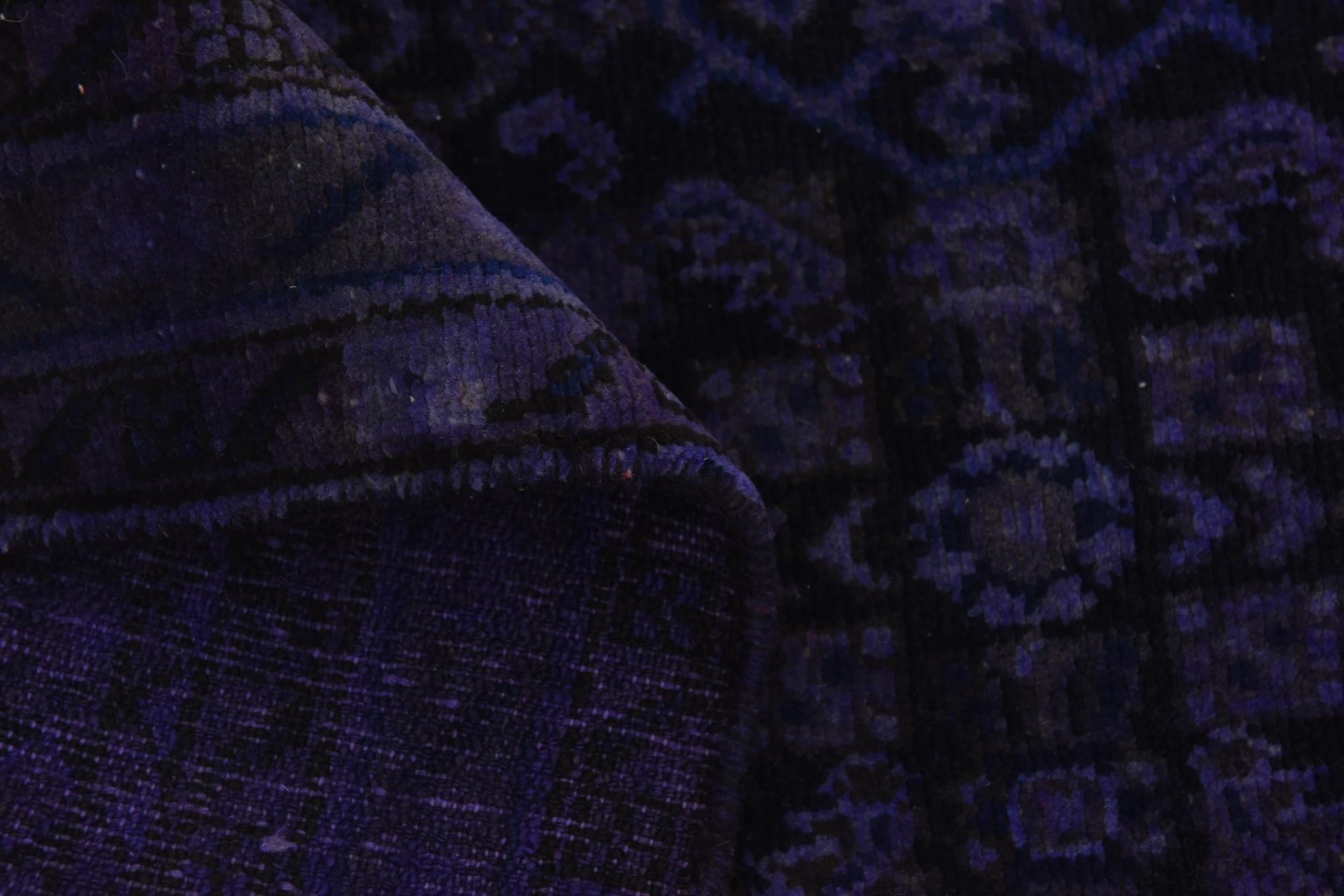3' 11 x 11' 2 Hand Knotted Ultra Vintage Persian Wool Runner Rug