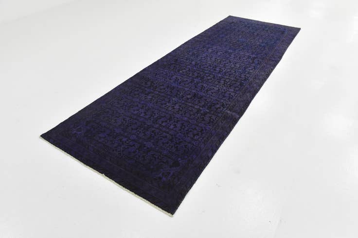 Detail image of 3' 11 x 11' 2 Hand Knotted Ultra Vintage Persian Wool Runner Rug