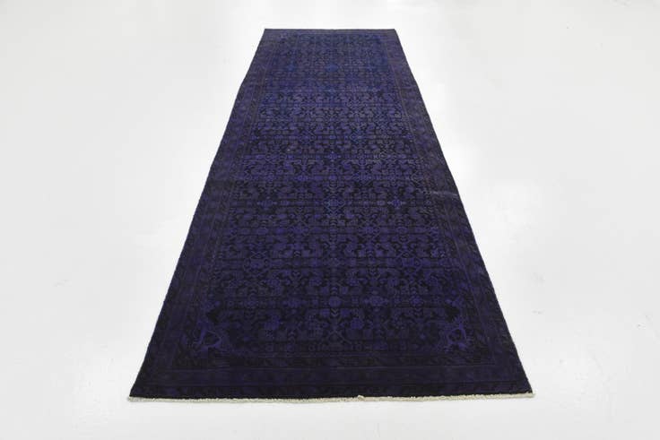 Detail image of 3' 11 x 11' 2 Hand Knotted Ultra Vintage Persian Wool Runner Rug