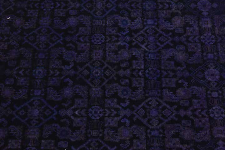 3' 11 x 11' 2 Hand Knotted Ultra Vintage Persian Wool Runner Rug