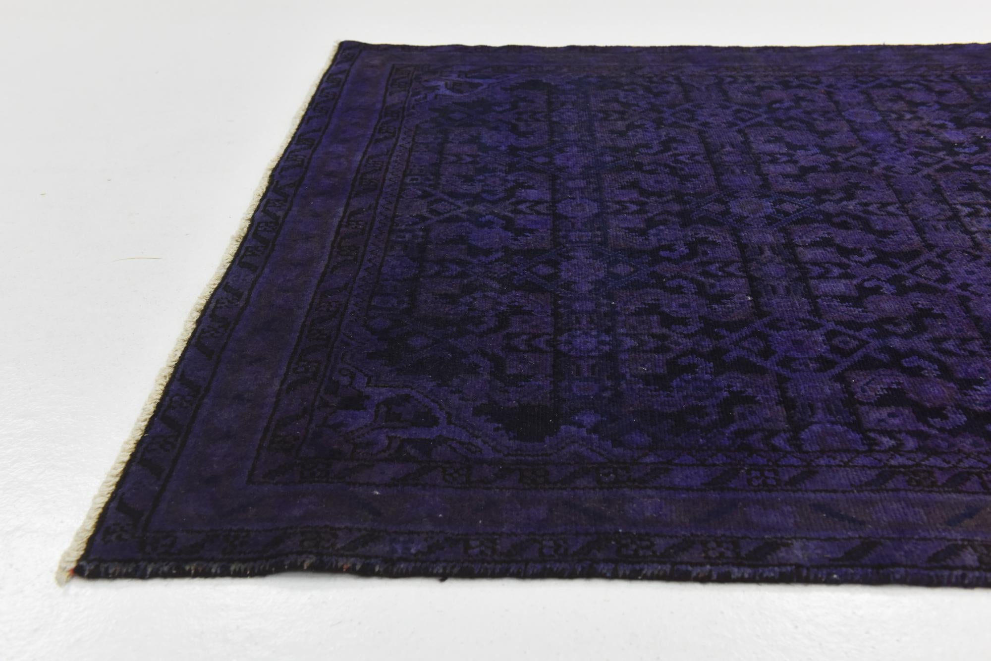 3' 11 x 11' 2 Hand Knotted Ultra Vintage Persian Wool Runner Rug