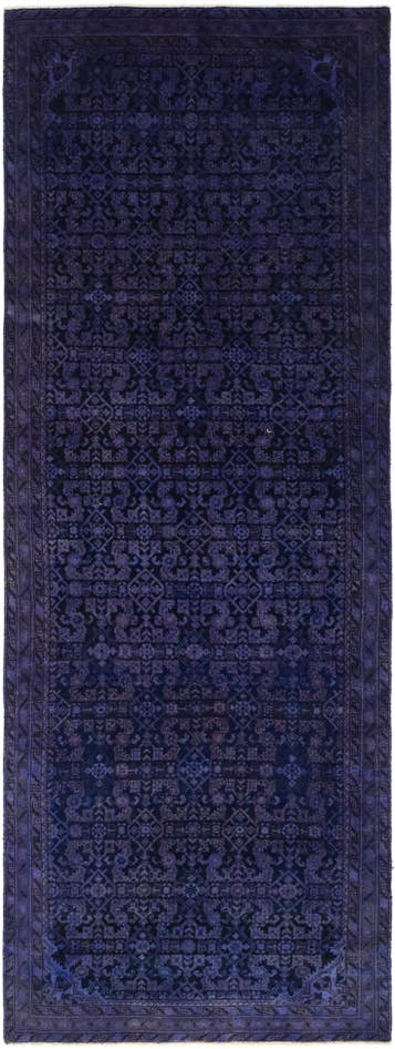 Detail image of 3' 11 x 11' 2 Hand Knotted Ultra Vintage Persian Wool Runner Rug