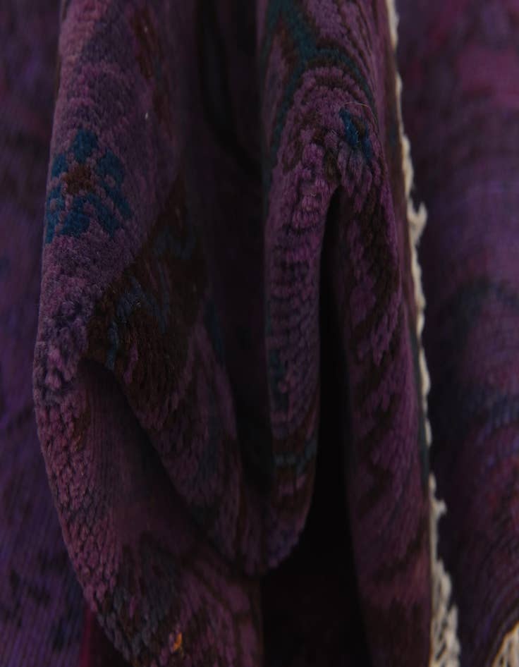 Detail image of 4' 1 x 10' 3 Hand Knotted Ultra Vintage Persian Wool Runner Rug