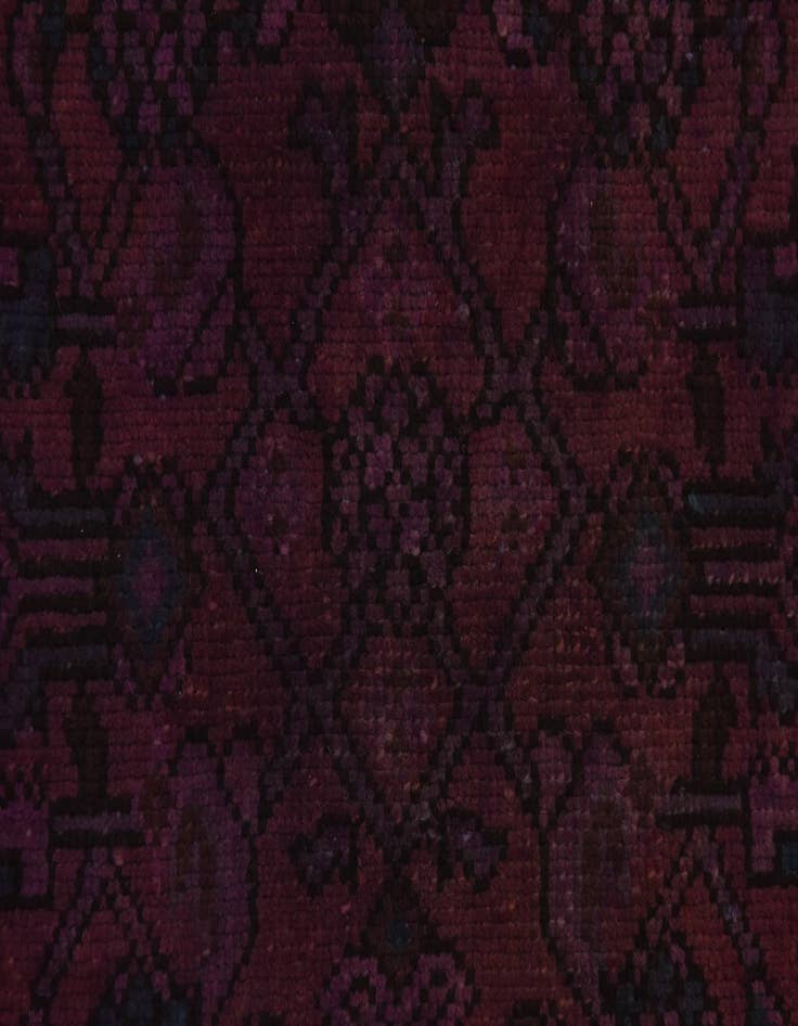 Detail image of 4' 1 x 10' 3 Hand Knotted Ultra Vintage Persian Wool Runner Rug