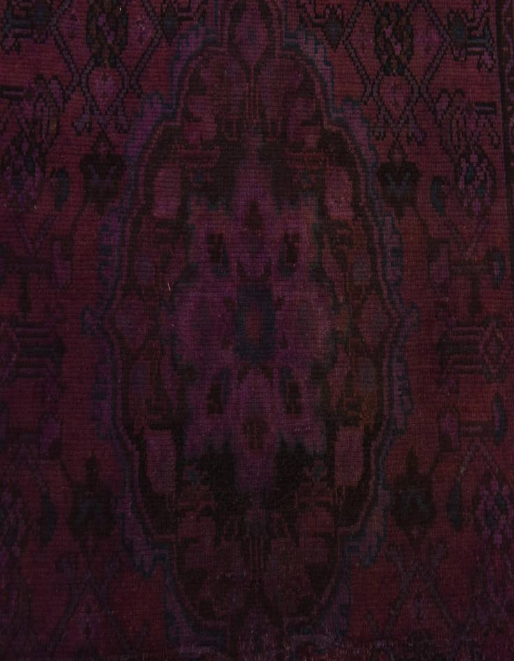 Detail image of 4' 1 x 10' 3 Hand Knotted Ultra Vintage Persian Wool Runner Rug