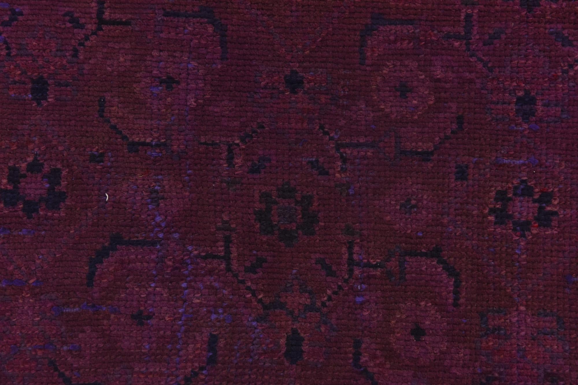 3' 9 x 9' 9 Hand Knotted Ultra Vintage Persian Wool Runner Rug