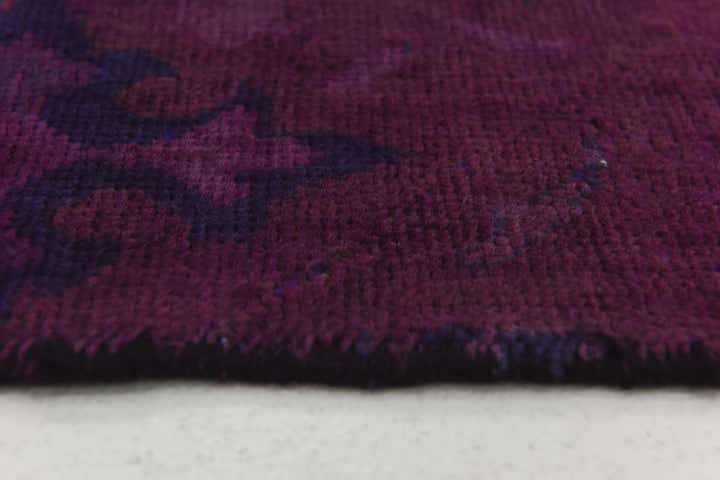 125cm x 310cm Handgeknoopt Ultra Vintage Perzisch Wol Loper Vloerkleed
