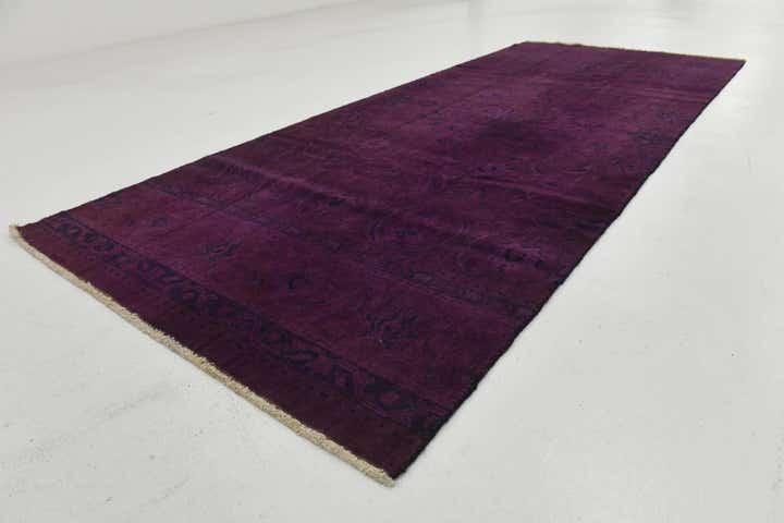125cm x 310cm Handgeknoopt Ultra Vintage Perzisch Wol Loper Vloerkleed