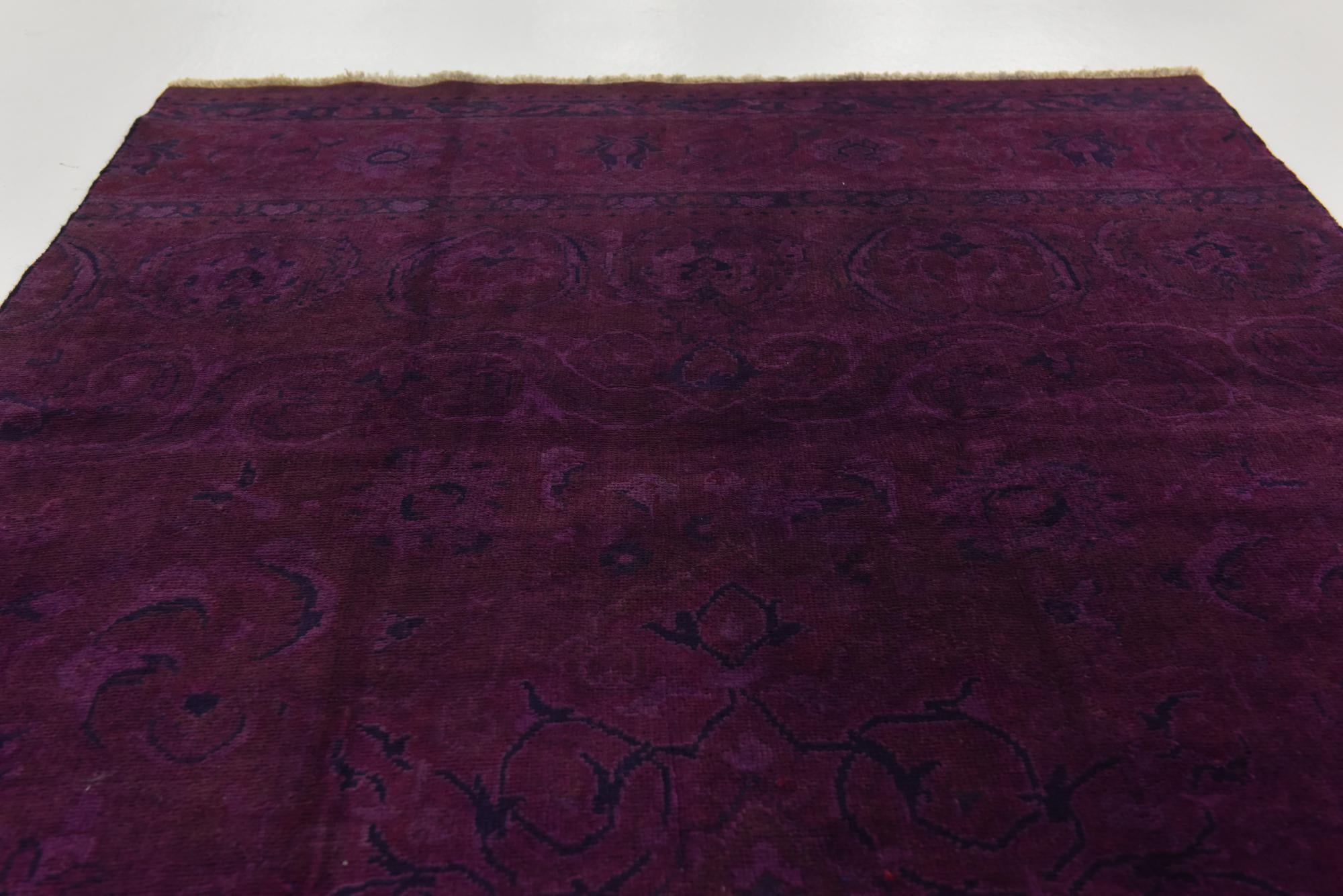4' 1 x 10' 2 Hand Knotted Ultra Vintage Persian Wool Runner Rug