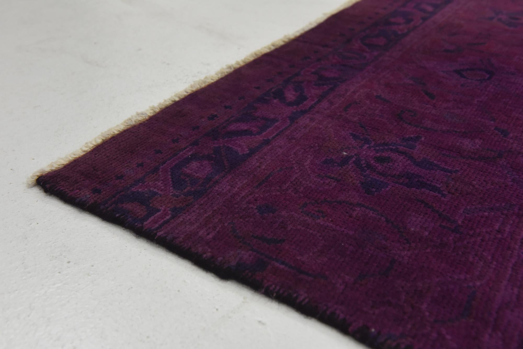4' 1 x 10' 2 Hand Knotted Ultra Vintage Persian Wool Runner Rug