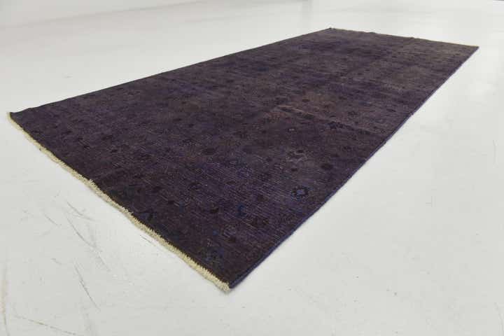 4' 1 x 8' 11 Hand Knotted Ultra Vintage Persian Wool Runner Rug