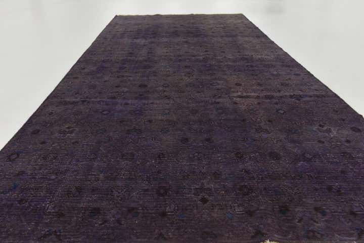 4' 1 x 8' 11 Hand Knotted Ultra Vintage Persian Wool Runner Rug