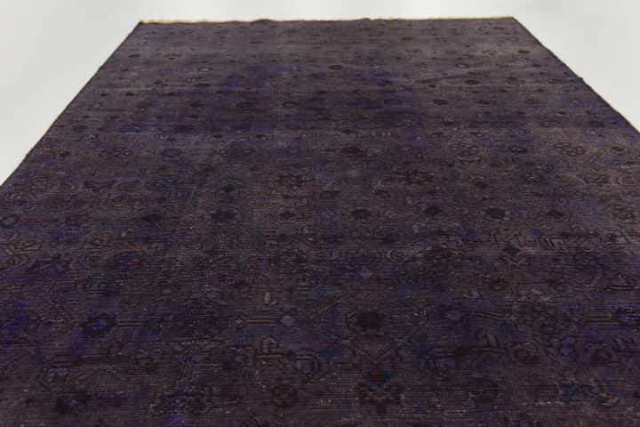 4' 1 x 8' 11 Hand Knotted Ultra Vintage Persian Wool Runner Rug