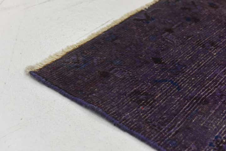 4' 1 x 8' 11 Hand Knotted Ultra Vintage Persian Wool Runner Rug