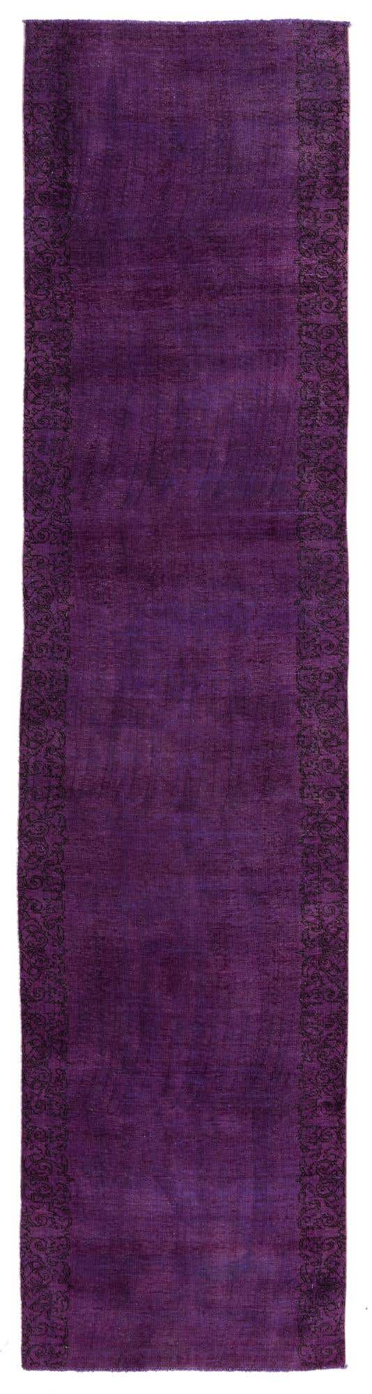 2' 10 x 12' 3 Hand Knotted Ultra Vintage Persian Wool Runner Rug