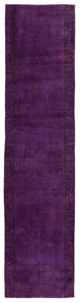2' 10 x 12' 3 Hand Knotted Ultra Vintage Persian Wool Runner Rug