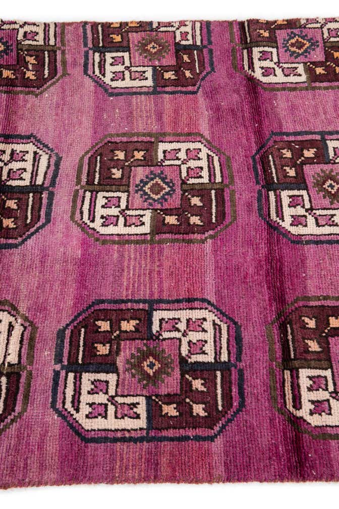 3' 1 x 6' 2 Hand Knotted Ultra Vintage Persian Wool Runner Rug