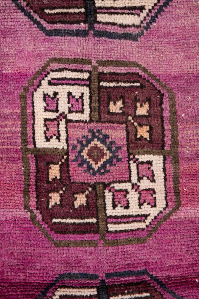 3' 1 x 6' 2 Hand Knotted Ultra Vintage Persian Wool Runner Rug