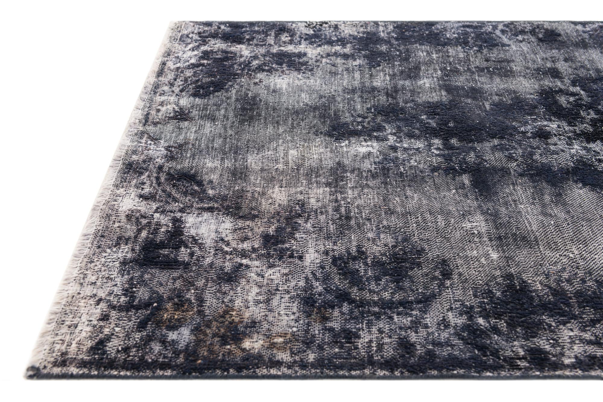 3' 2 x 6' 2 Hand Knotted Ultra Vintage Persian Wool Runner Rug