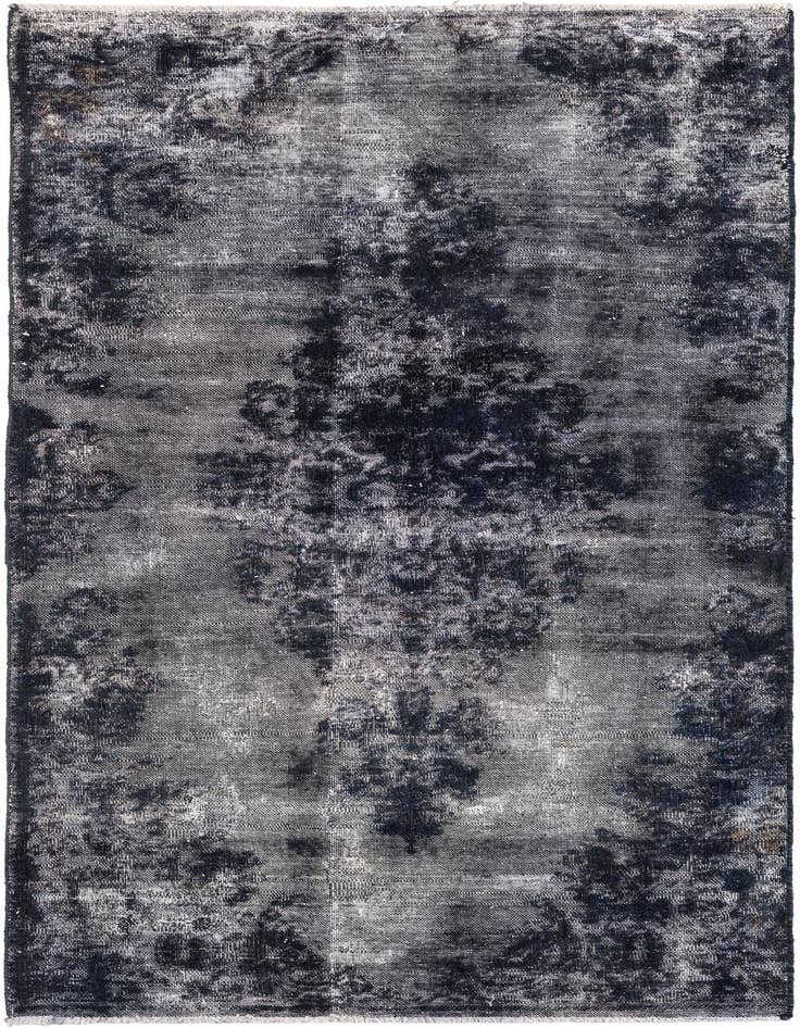 Detail image of 3' 2 x 6' 2 Hand Knotted Ultra Vintage Persian Wool Runner Rug