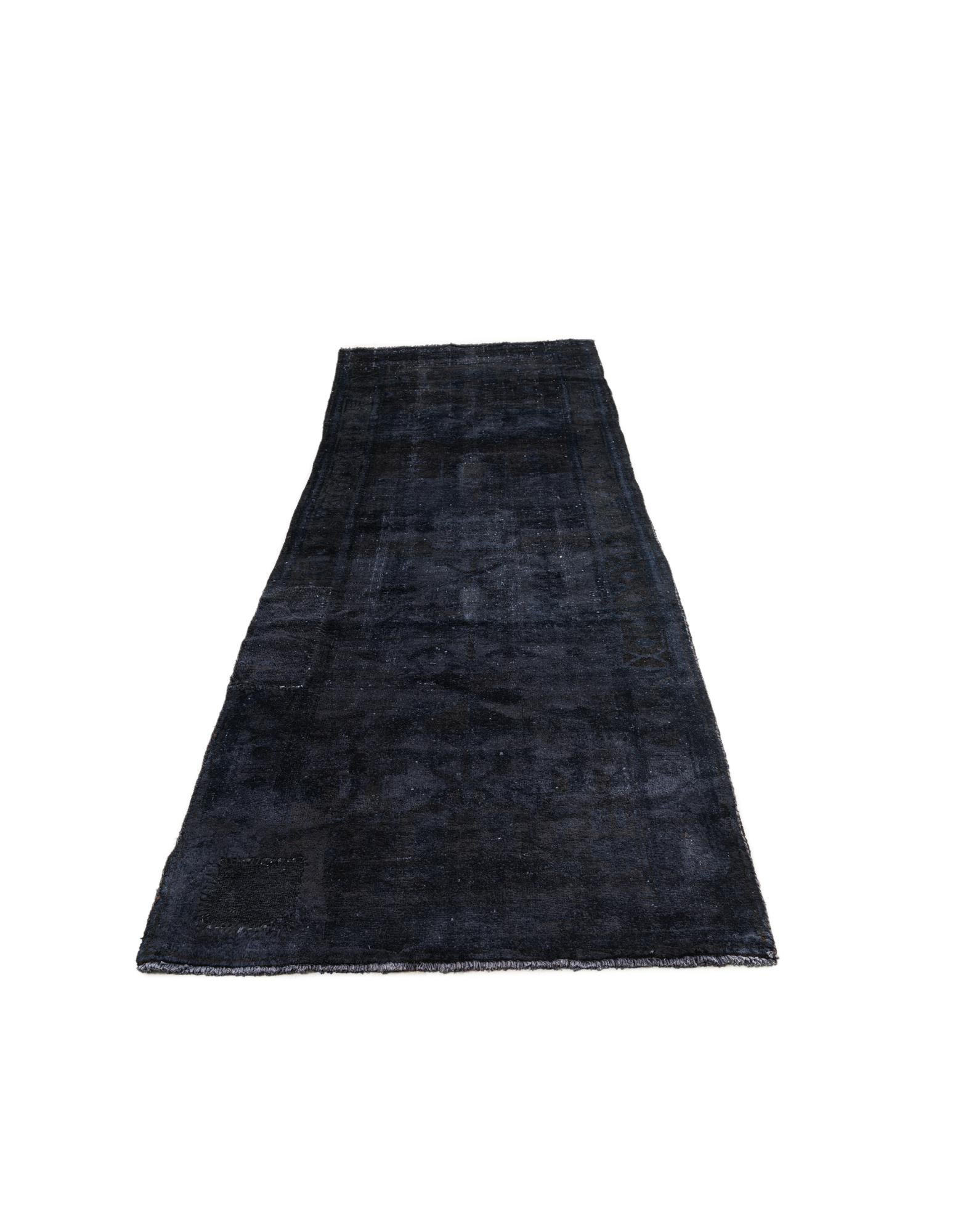 3' 7 x 9' 7 Hand Knotted Ultra Vintage Persian Wool Runner Rug