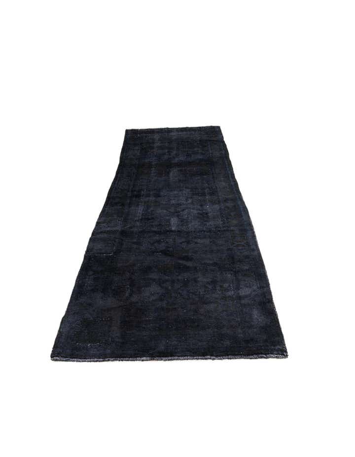 3' 7 x 9' 7 Hand Knotted Ultra Vintage Persian Wool Runner Rug