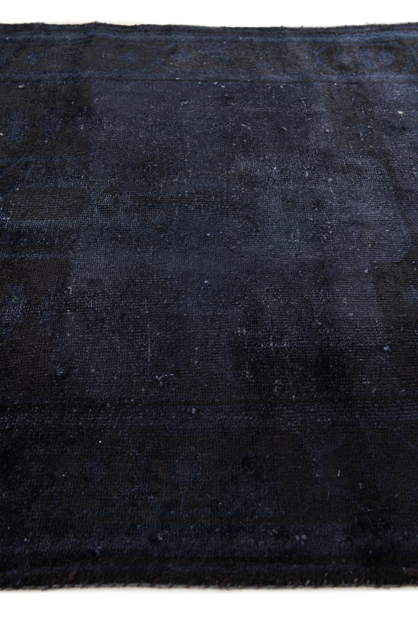 3' 7 x 9' 7 Hand Knotted Ultra Vintage Persian Wool Runner Rug