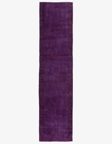 2' 10 x 12' 3 Hand Knotted Ultra Vintage Persian Wool Runner Rug