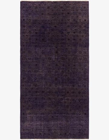 4' 1 x 8' 11 Hand Knotted Ultra Vintage Persian Wool Runner Rug