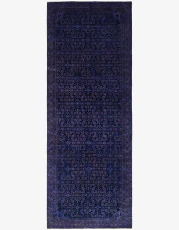 3' 11 x 11' 2 Hand Knotted Ultra Vintage Persian Wool Runner Rug