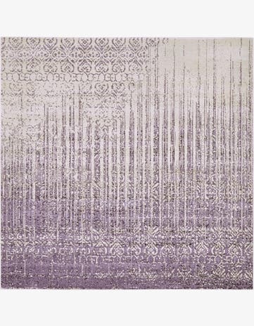 Purple Angelica Square Rug