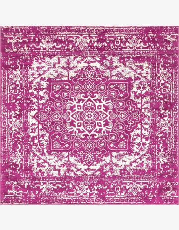 Purple Arlington Square Rug