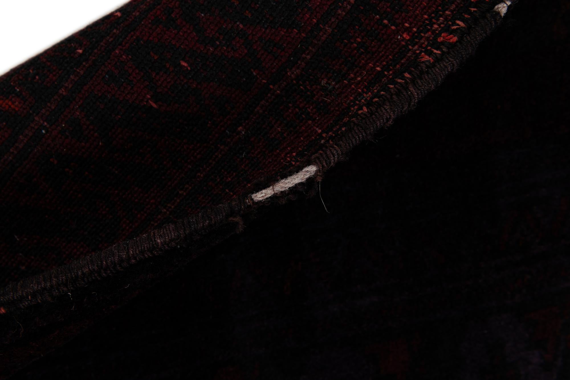 3' 6 x 4' 5 Hand Knotted Balouch Wool Square Rug