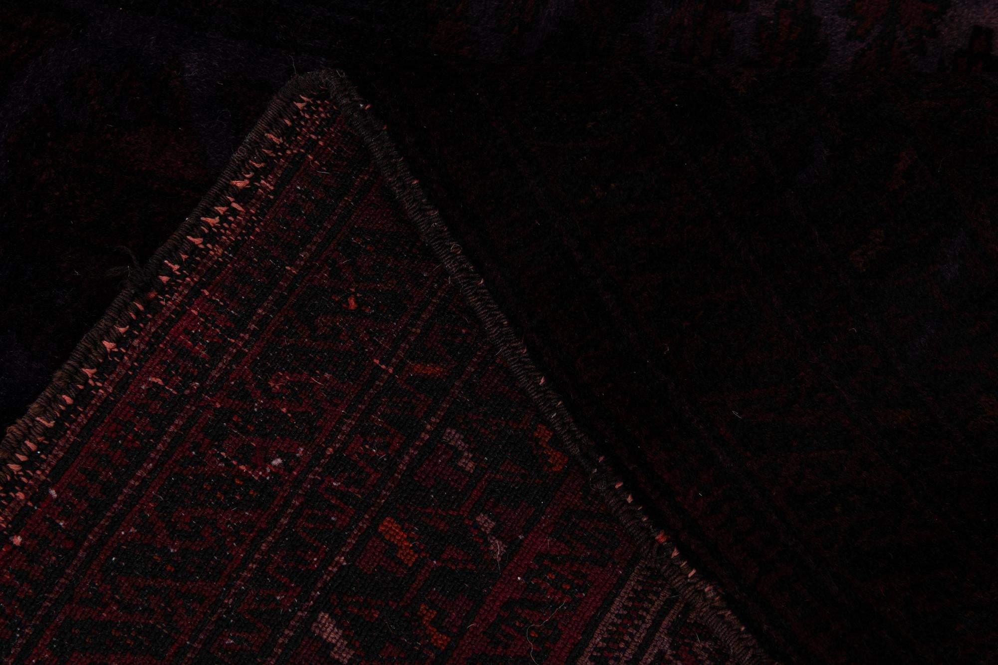 3' 6 x 4' 5 Hand Knotted Balouch Wool Square Rug