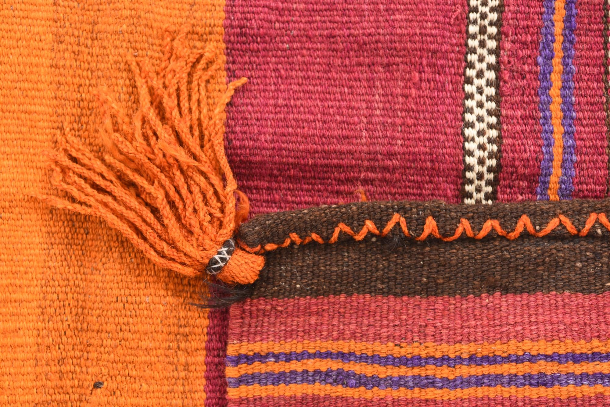 3' x 3' 8 Hand Woven Kilim Afghan Wool Square Rug
