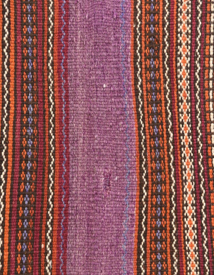 Detail image of 3' 1 x 3' 8  Hand Woven Kilim Fars Wool Square Rug