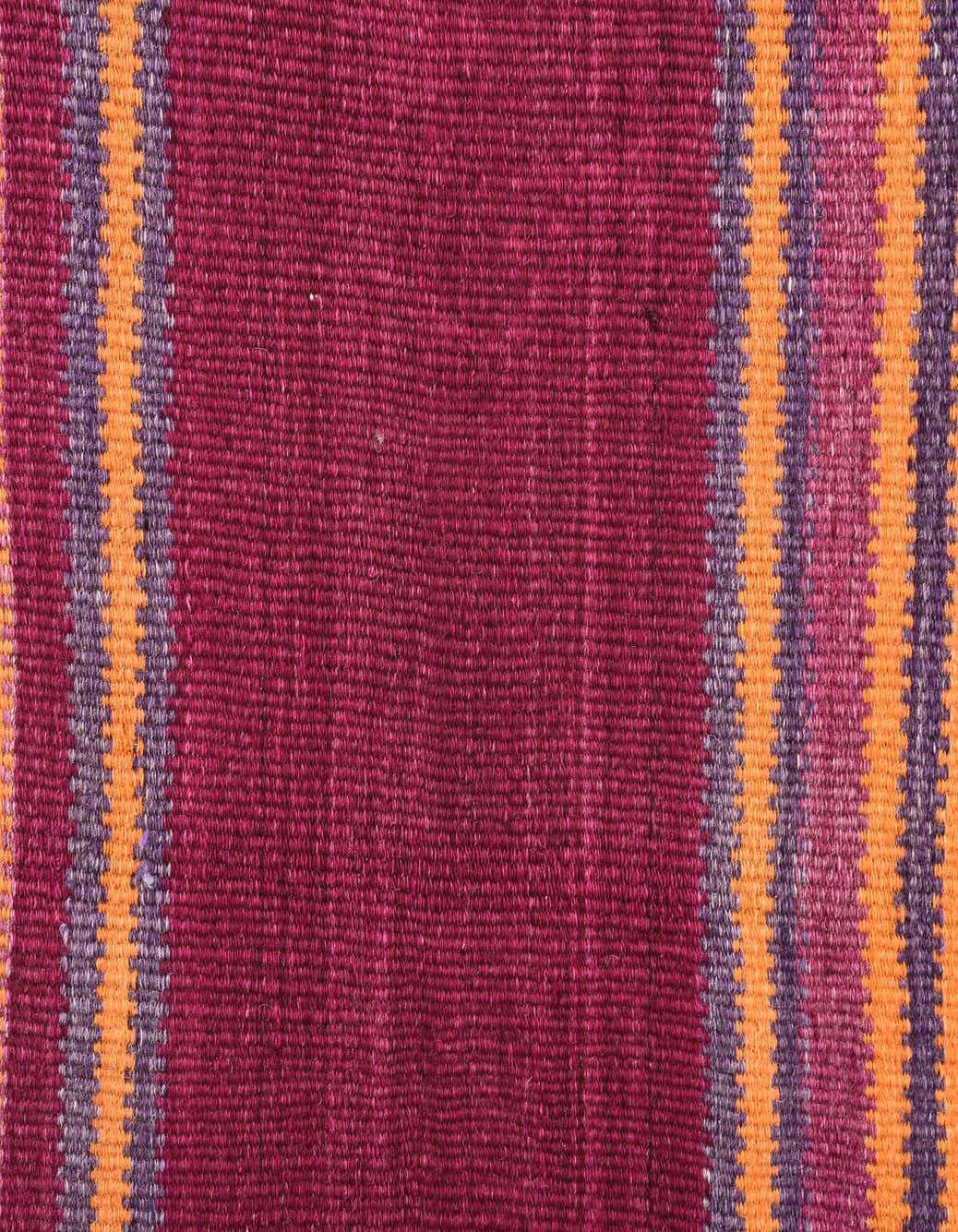 Detail image of 112cm x 117cm  Hand Woven Kilim Fars Wool Cuadrado Alfombra