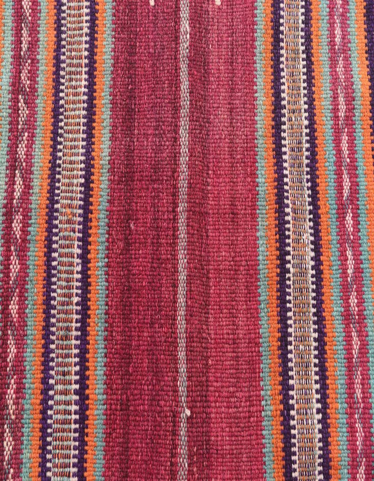 Detail image of 3' 3 x 3' 5  Hand Woven Kilim Modern Wool Square Rug