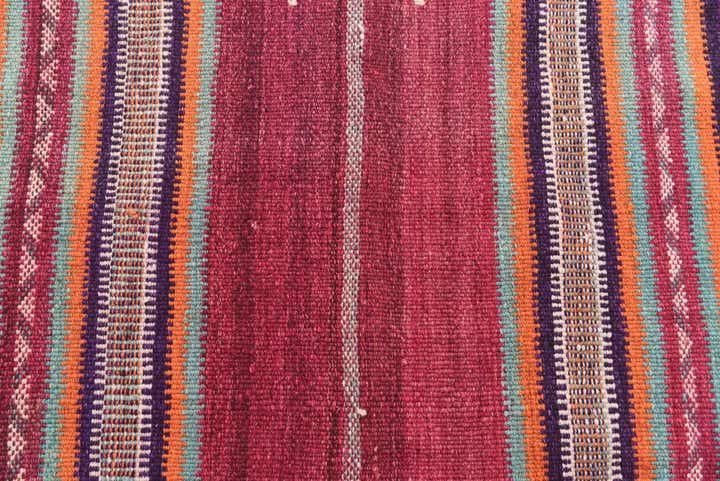 3' 3 x 3' 5 Hand Woven Kilim Modern Wool Square Rug