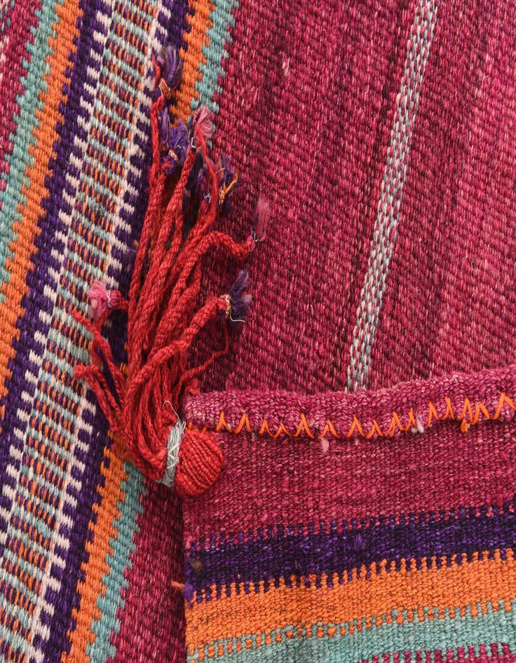 Detail image of 3' 3 x 3' 5  Hand Woven Kilim Modern Wool Square Rug