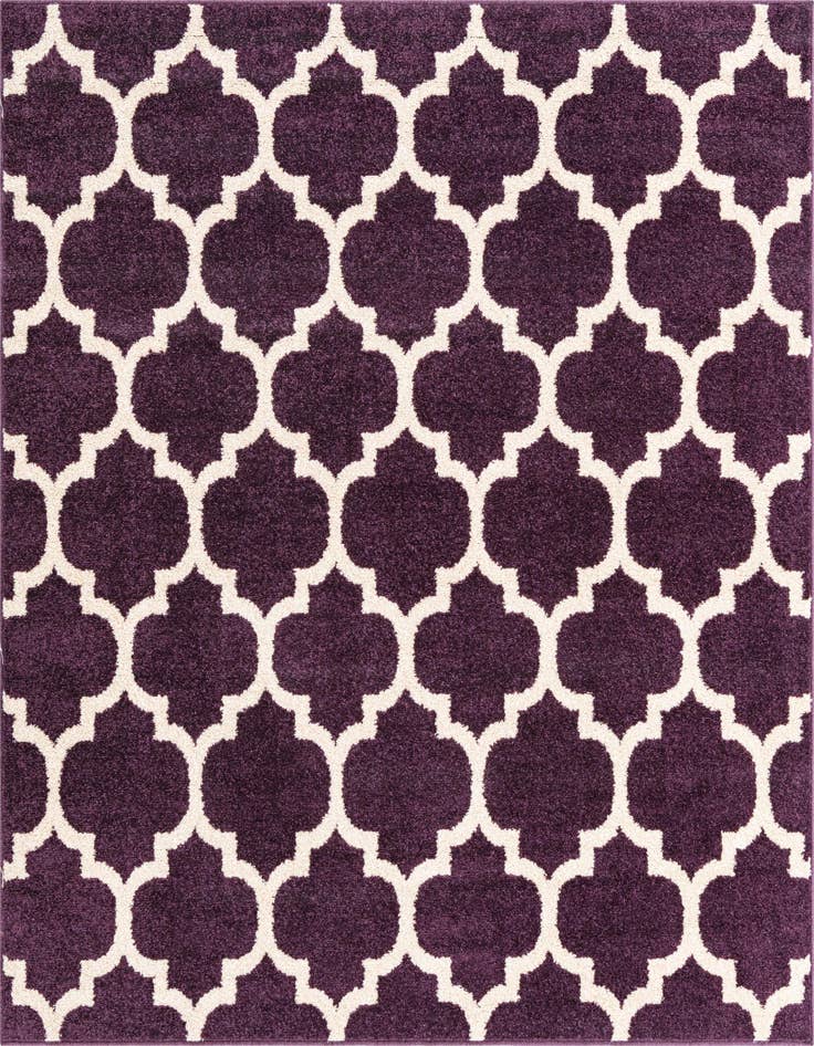 Detail image of 6' x 6' Lattice Square Rug