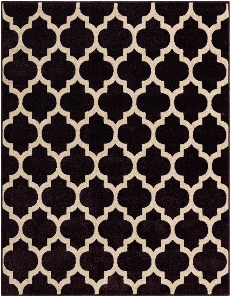 Detail image of 5' x 5' 8 Lattice Square Rug
