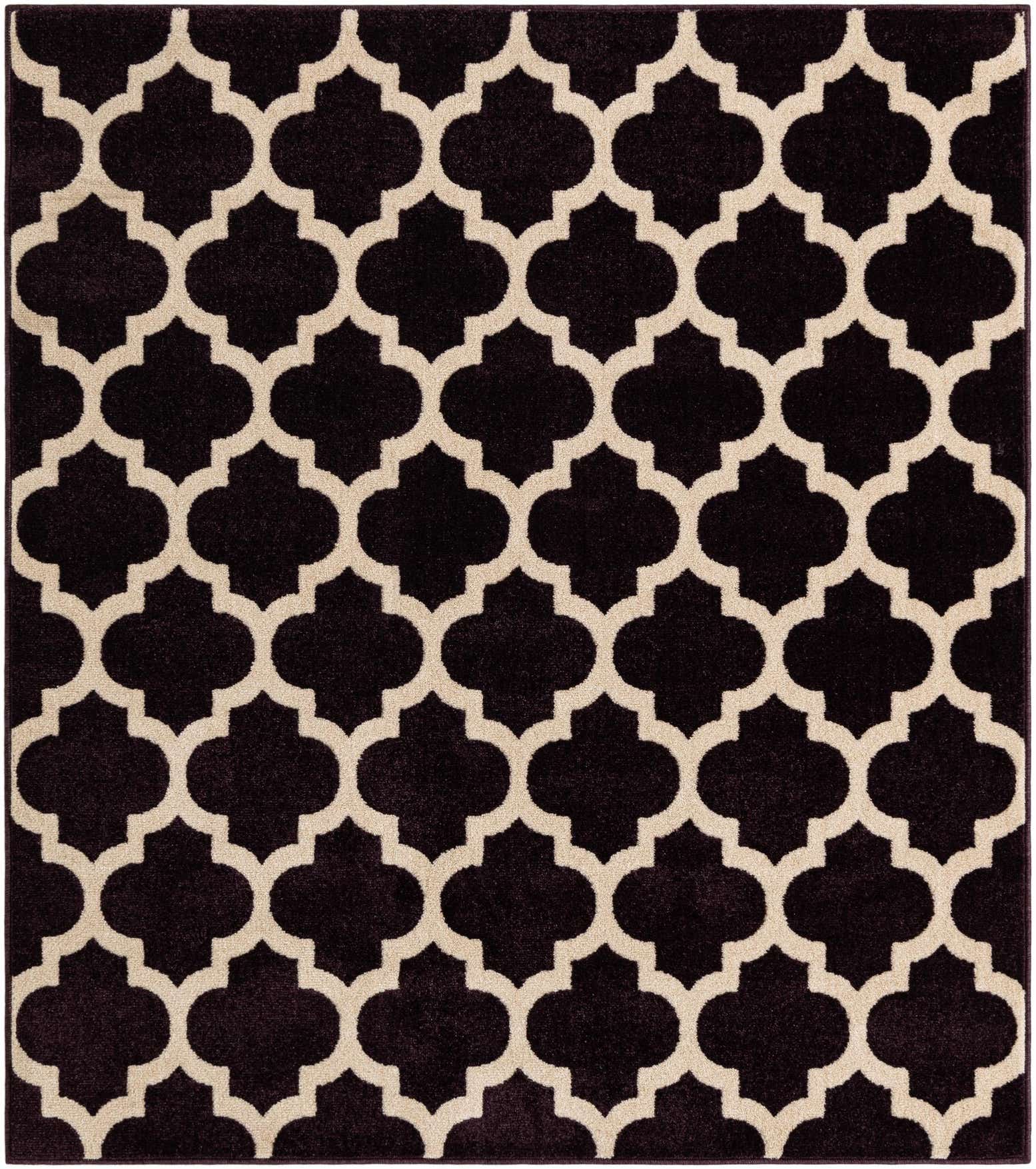 5' x 5' 8 Lattice Square Rug