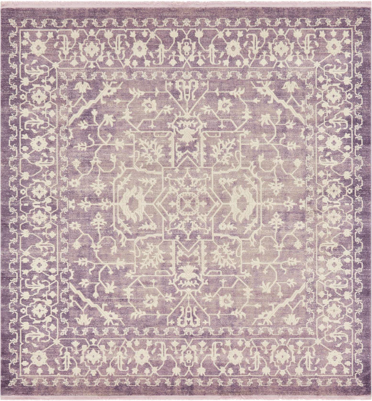 8' x 8' Modern Classical Square Rug