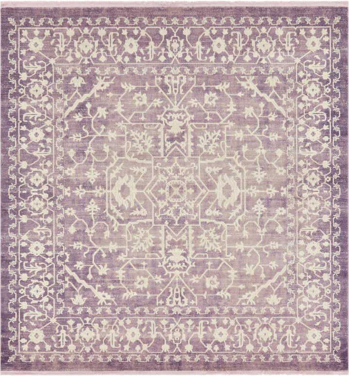 8' x 8' Modern Classical Square Rug