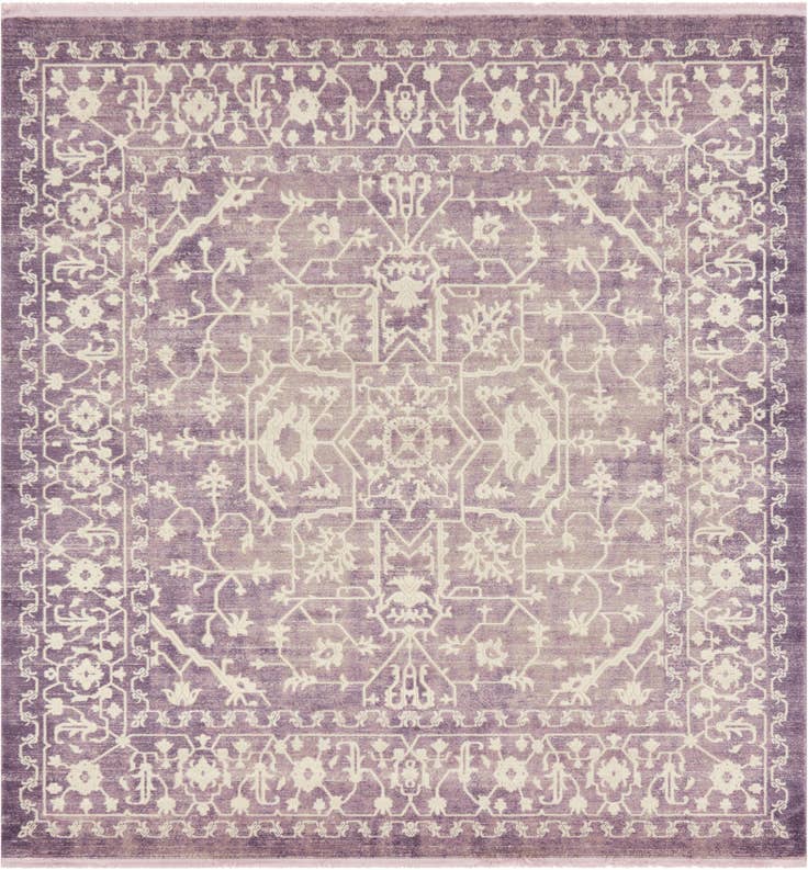 Detail image of 8' x 8' Modern Classical Square Rug