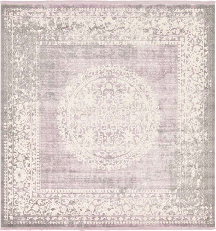 8' x 8' Modern Classical Square Rug