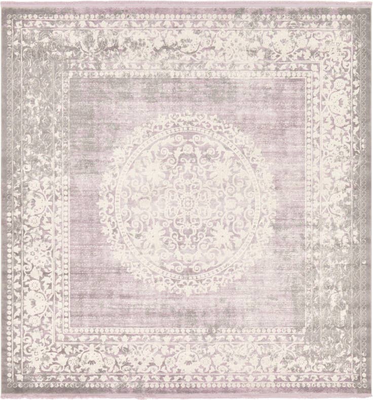Detail image of 8' x 8' Modern Classical Square Rug
